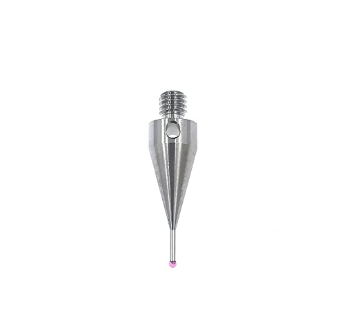 Image of Cmm Touch Probe Tips CMM Stylus for CMM Machine CNC Machine M4 Thread Shank 1mm Diameter Ruby Tip 20mm Long A-5000-7545