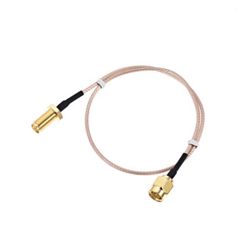 Low Loss RF Coaxial Cable Coax Wire RG-178 SMA Male to SMA Female 11.8inch