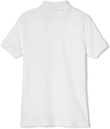 Polo short sleeve interlock French Toast blanc fille taille M