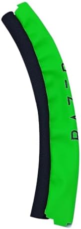Replacement Headband Cushion Protein Leather Cushions Cover Repair Parts Compatible with Razer Kraken Pro V2 Headphones, Razer Nari Ultimate Wireless 7.1 Surround Sound Gaming Headsets (Green) image 2