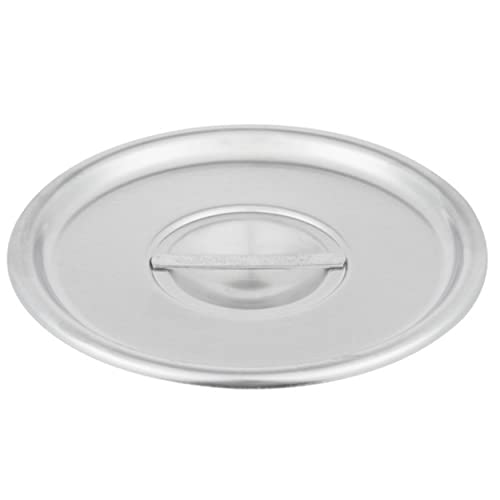 TrueCraftware- 4-1/4 Qt. Stainless Steel Bain Marie Pot Cover- for Sauces Warmer and Soup Chafer Soup Pot Soup Station Applicable to Restaurant Catering Buffet Parties Banquets Commercial Use