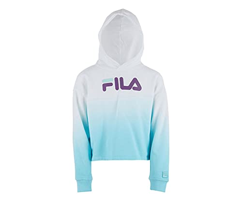 Fila Cropped Dip Dye Hoodie Girls Active Hoodies