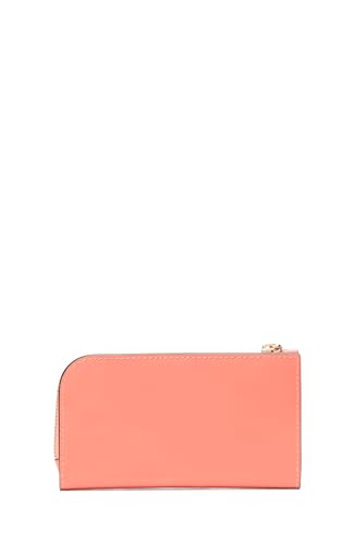 Image of kate spade new york Devin I Love You Script Embossed Leather Small Slim Bifold Wallet