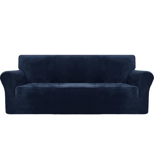 Funda de sofá elástica de terciopelo, antideslizante, protector de muebles para sala de estar, decoración del hogar