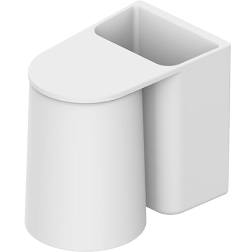 Didiseaon Portavasos Magnético de Pared para Cepillos de Dientes Eléctricos y Comunes Diseño Autodrenante para Baños