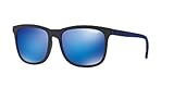 Protective case included Arnette 0AN4240 251125 56 Gafas de sol, Negro (Matte Black/Greenmirrorlightbluee), Hombre