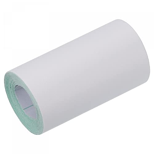 Image of uxcell Waterproof Peel and Stick Decorative Tape Self Adhesive 3.15 inch W x 16.4'L PVC Removable Tape for Wall Edge Matte White