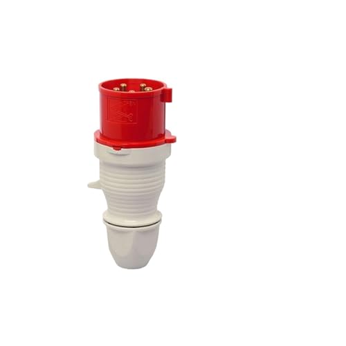 Prise industrielle 32A 5P 400V triphasé connecteur mâle 5 broches IP44