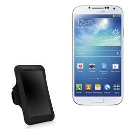 BoxWave Case Compatible with Galaxy S4 - Sports Armband, Adjustable Armband for Workout and Running for Galaxy S4, Samsung Galaxy S4, S3 - Jet Black