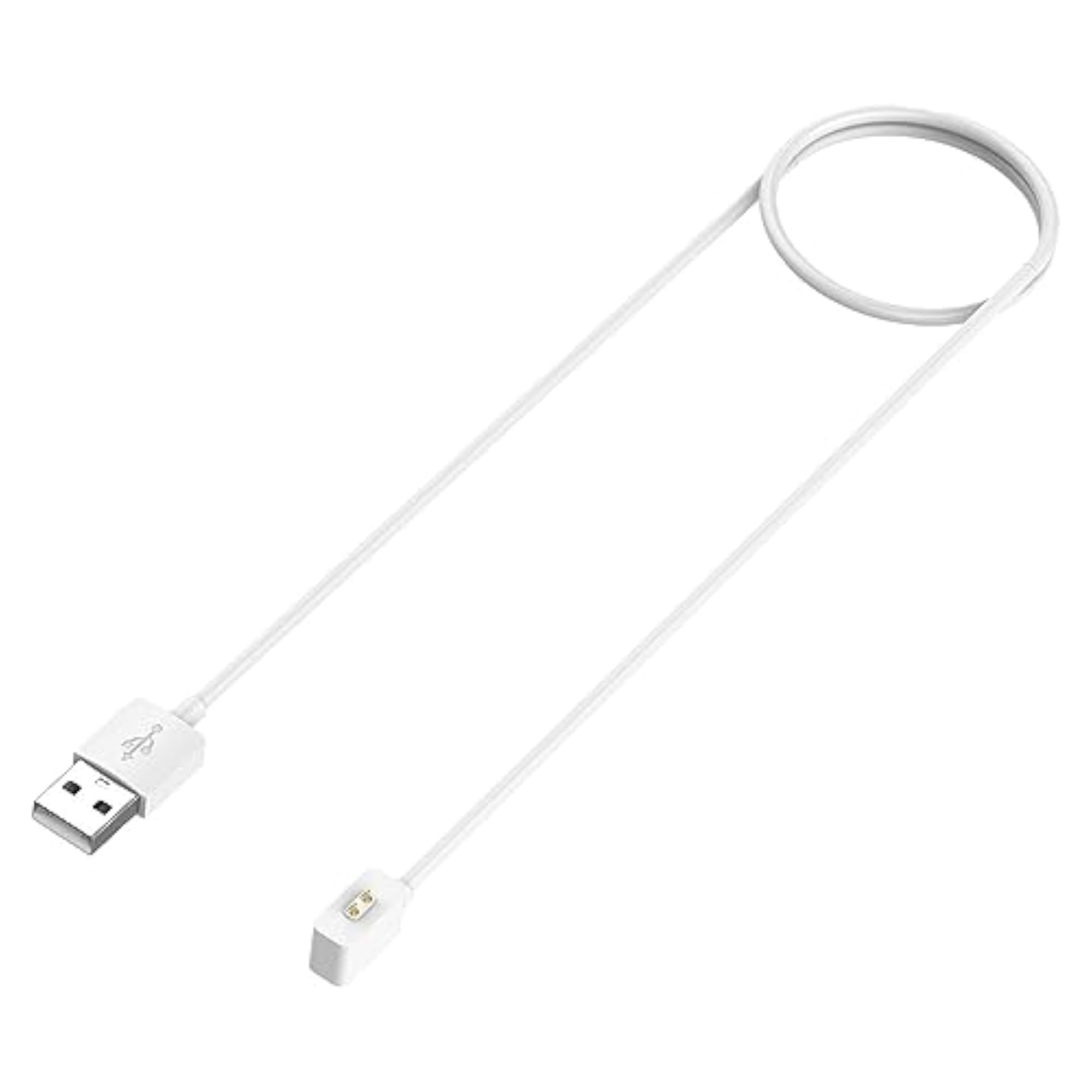 USB Charging Dock Cable for Smart Watch, White