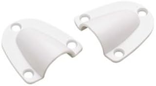 Seachoice White Plastic Midget Clamshell Vents