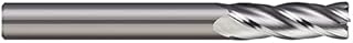 Micro 100 GEC-187-3-030 Corner Radius End Mill, 3/16