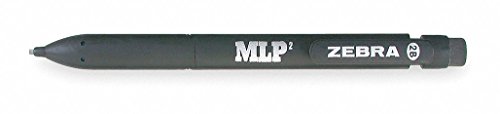 Zebra Pen MLP2 Mechanical Pencil, Bold 0.9mm Lead, Extra Lead and Erasers (Colors May Vary) (55301)
