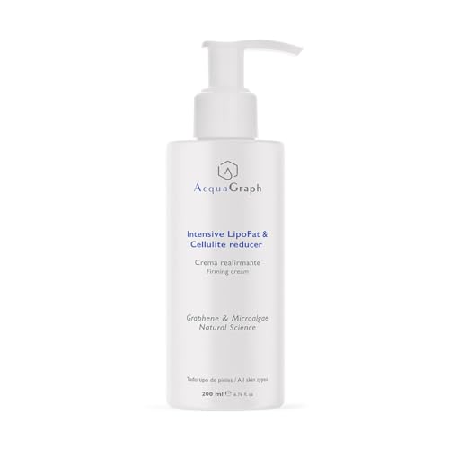ACQUAGRAPH® Crema anticelulitica Intensive LipoFat, Gel anticelulitico ingredientes y extractos biológicos, propiedades antioxidantes, regenerativas y reafirmantes. Piel más suave y firme. 200ml