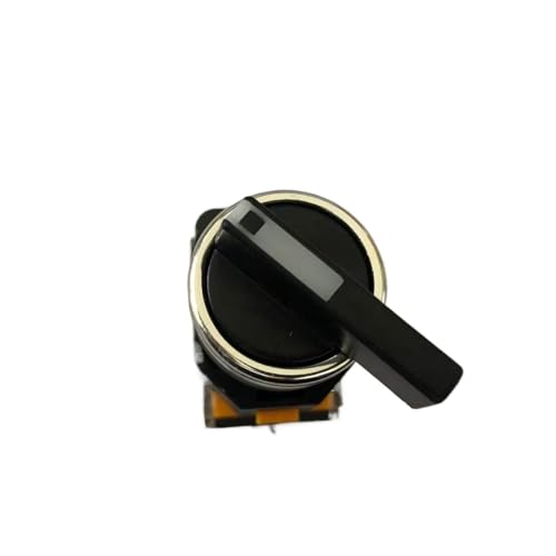 Interrupteur rotatif 22 mm pour commande de machines bouton sélection LA38 2NO - 3