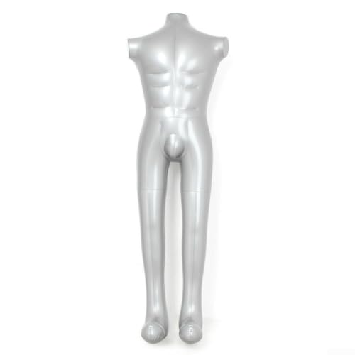 Maniquí inflable de hombre de 150cm en PVC sin brazos para solucionar la falta de espacio 3