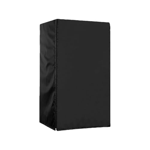 Cubierta vertical para refrigerador, tela Oxford resistente 210D, impermeable, a prueba de polvo, para proteger congeladores verticales/refrigeradores de bebidas (51 x 51 x 87 cm)