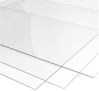Twinkling Parrots Transparent Acrylic Sheet Multipurpose for Craft, Fish Tank | Rectangular | 3mm | 12 Inch x 24 Inch | Pack of 1 | Clear | Glass Painting | Window Glass | Aquarium Partition |