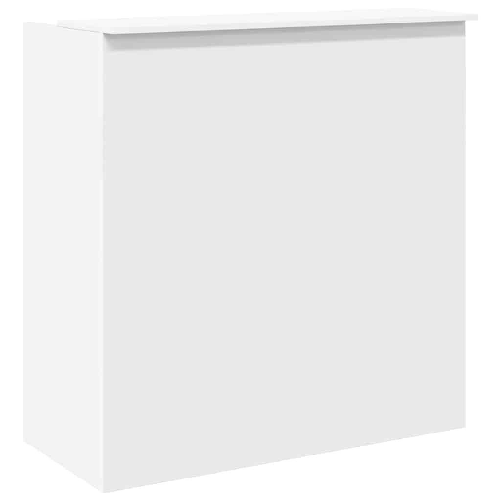 vidaXL Mostrador de recepción Blanco 100x50x103,5 cm Madera de ingeniería