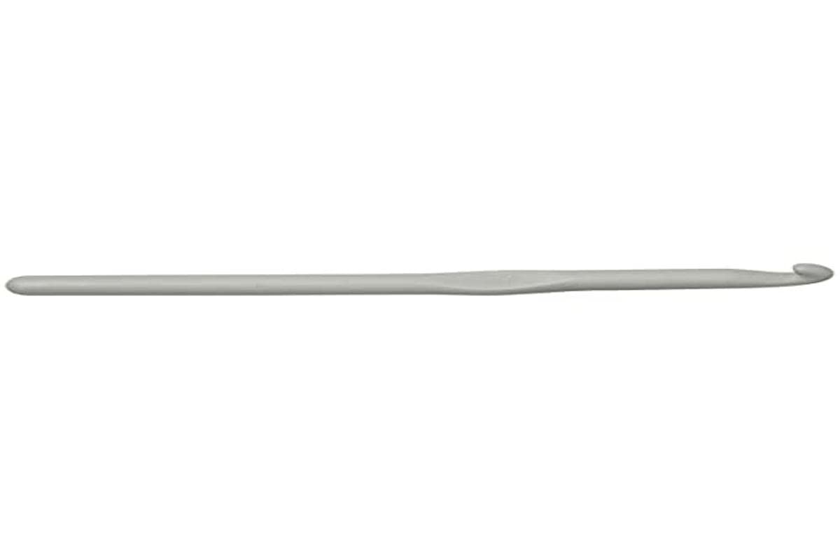 KnitPro - Aluminium (2.50mm) Crochet Hook - 1 Unit, Grey, 15cm x 2.50mm