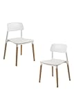 Regalos Miguel - Packs Sillas Comedor - Pack 2 Sillas Estin - Blanco