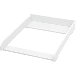 Cajonera Koppang Ikea WOLTU Tablero Cambiador Bebe para Cómoda 60x10,5x80 cm, MDF con Profundidad de 48 cm, Blanco