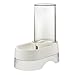 Richell: Elevated Gravity Water Dispenser - White - Pet, Dogs & Cats, 1 Gallon Capacity Clear Tank, BPA-Free Plastic, Optional Height Stand -  50014