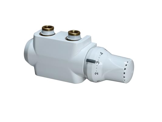 COSMO Universal Mittenanschlussarmatur Durchgang u. Eck einsetzbar DN 20 1/2"IG x 3/4" AG weiss CUMAWE