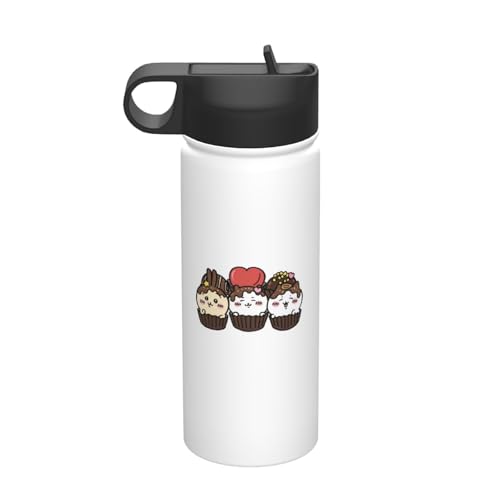 ステンレスカップ ちいかわ コーヒーカップ 車用 タンブラー かわいい 大容量 保温 保冷 真空断熱 蓋付き 水筒 ウォーターボトル 取っ手付き 持ち運びやすい スポーツ アウトドア オフィス 家庭用 車用 男女兼用 誕生日プレゼント 500ml