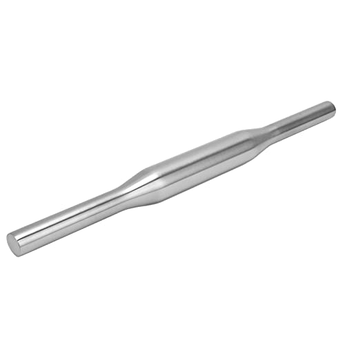 TOPINCN Rolo de massa de pizza profissional portátil rolo de massa de aço inoxidável 304 para cozinh