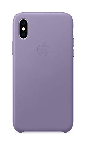 Image of Apple iPhone Xs Leather Case - Lilac