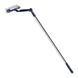 Herramienta Limpiador De Ventanas, Aplicación Multisuperficies, 120x24,5 Cm, ​​Limpiador Ventanas Giratorio, Herramienta Limpieza Vidrios, Estructura Flexible Ajustable, para Interiores Y Exteriores