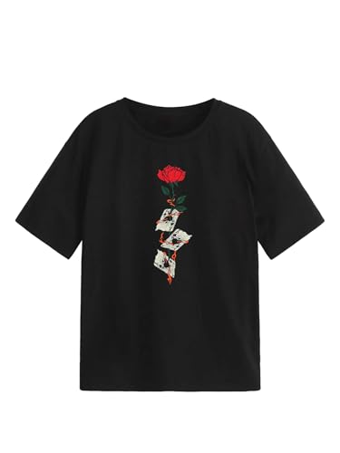 SOLY HUX Boy's Graphic Tees Short Sleeve Round Neck T Shirts Summer Trendy Tops Clothes