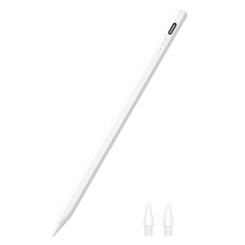 HJCE Pencil 2.ª generación For Apple, Lápiz para iPad 2018-2025,Carga rápida,sensibilidad a la...