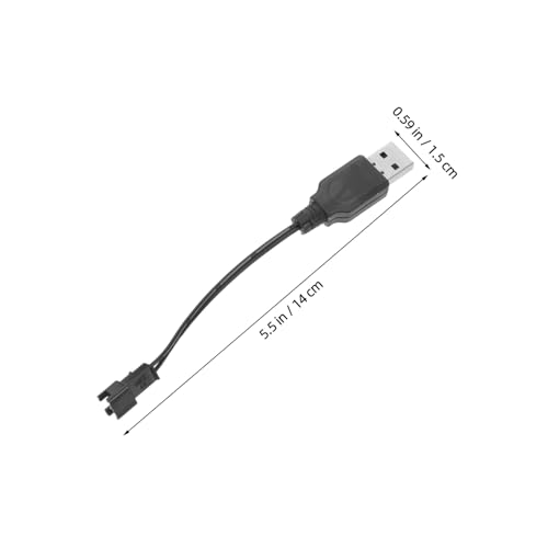Juguetes eléctricos coches RC accesorios de carga con cables USB cortos 2