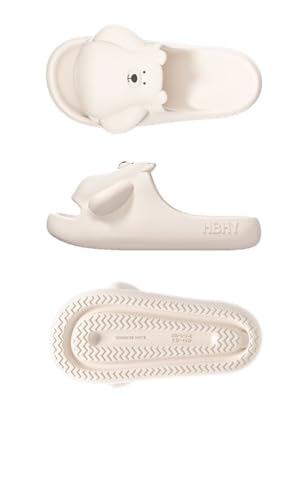 Cute Kawaii Multi Colored Polar Bear Pillow Slipper Cloud Slides Non-Slip Summer Slipper2