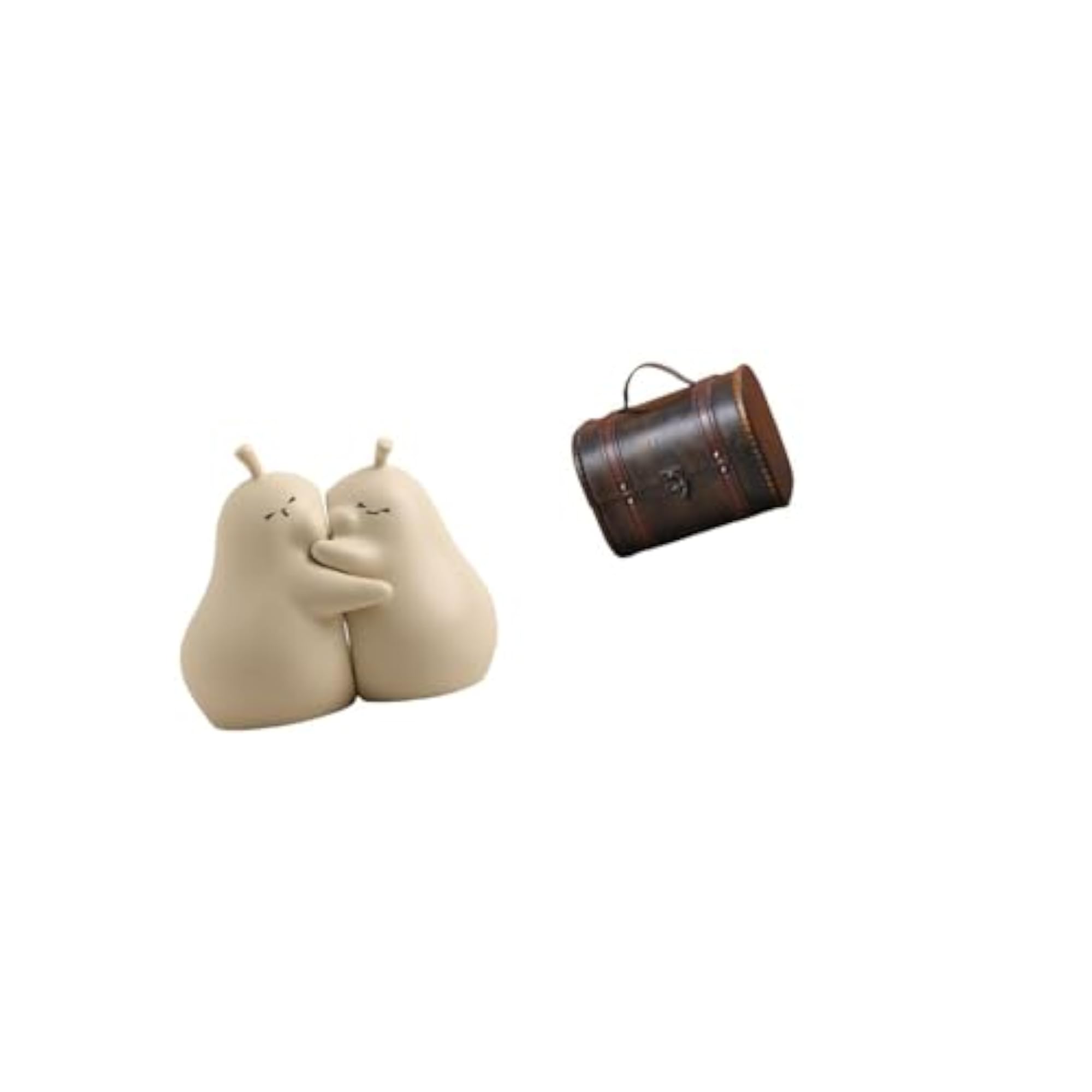 Ceramic Pear Book Stand Organizer, Vintage Design