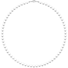 MJartoria Pearl Necklace for Men | Women, 16-24 Pearl Necklaces, 4mm/6mm/8mm White Faux Pearl Choker Necklace Trendy Jewelry Gifts for Women Men