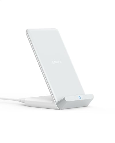 Anker PowerWave 10 Stand ワイヤレス充電器 Qi認証 iPhone 15シリーズ / 14シリーズ...