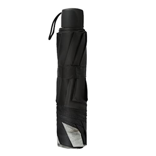 SunaOmni Paraguas De Bolsillo Diseño De Dedo Medio Paraguas Plegable Negro Impermeable Ligero Paraguas a Prueba De Viento Paraguas Negro Paraguas Pequeño Paraguas Compacto Paraguas Plegable Cover
