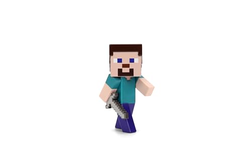 Jada Toys Minecraft Figura (1 peça) 1 de 4 figuras colecionáveis de metal (Steve, Alex, esqueleto, aldeão), para fãs e crianças a partir de 8 anos, seleção aleatória, 6,5 cm, onda 4