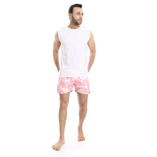 PAVONE men wear Men Self Pattern Trendy Swim Shorts L Multicolour-274-Multicolor-L