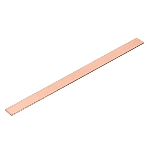 Barre plate en cuivre uxcell méplat métallique de réparation 3mm