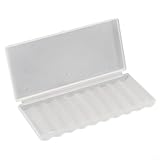 Besttoolifes Batteriegehäuse aus PP-Material für 10 AA- oder AAA-Batterien, Aufbewahrungsbox aus Hartplastik, Organizer für wiederaufladbare Batterien, 10 Steckplätze (AAA-10 Steckplätze)