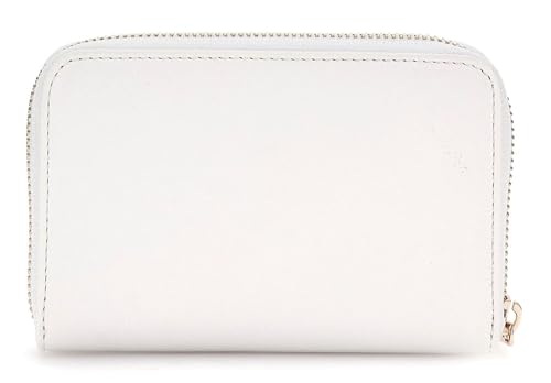 Guess Anadela portefeuille blanc compact avec fermeture zippée sécurisée - 3