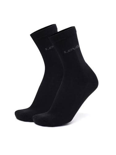 Image of Levi's Men's Cotton Stretch Crew Length Half Terry Socks with Cushioned Sole (Pack of 3)