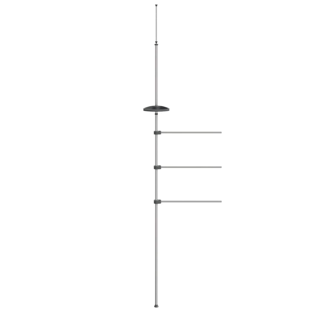 vidaXL Porte-Serviette 47x280 cm Aluminium