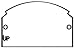 Walker 68B 1/2G Blank Plate