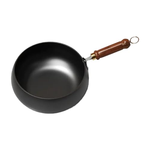 Wok de acero al carbono 30 cm sin recubrimiento miniatura 5