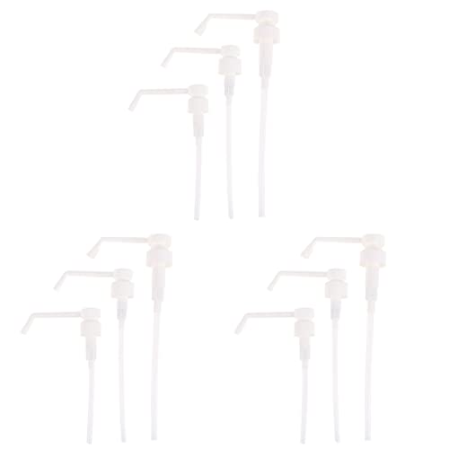 ULTECHNOVO 9 Pièces sous- Pompes sous- Vieillissement Fine L Presse La Plupart des Lotions Distribuant S Gallon pour Gel Lotion Brouillard Main S' adapte à La Taille des Têtes Cover